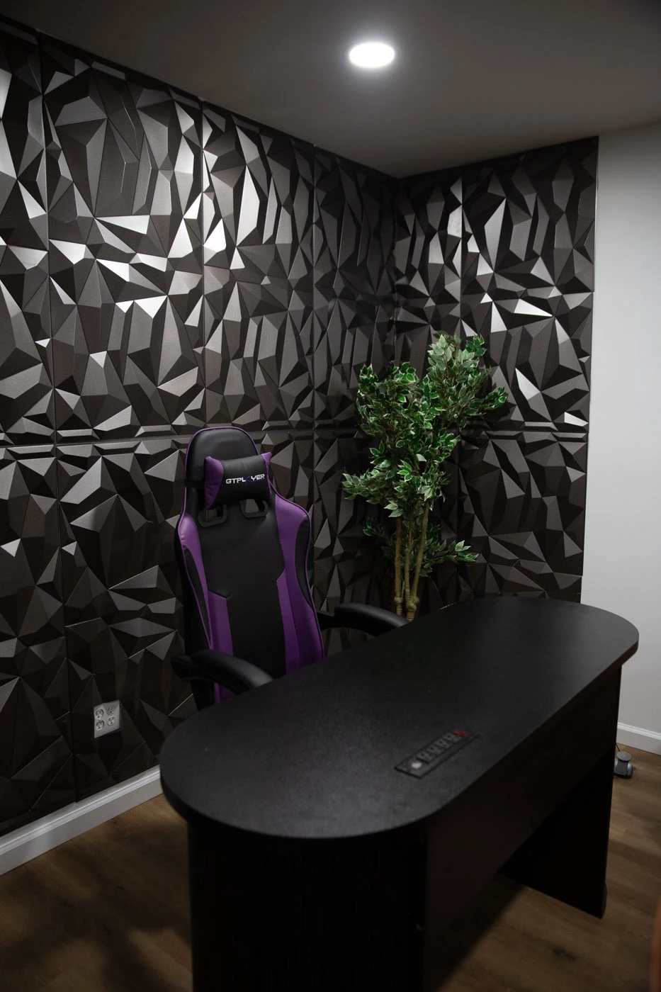 Studio desk + backdrop